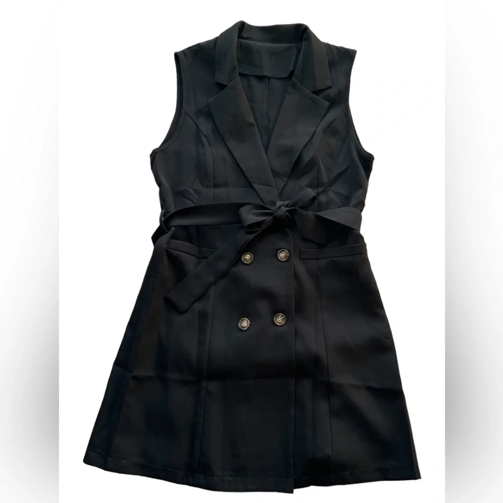 SHEIN  blazer dress, size M- black - Picture 2 of 5